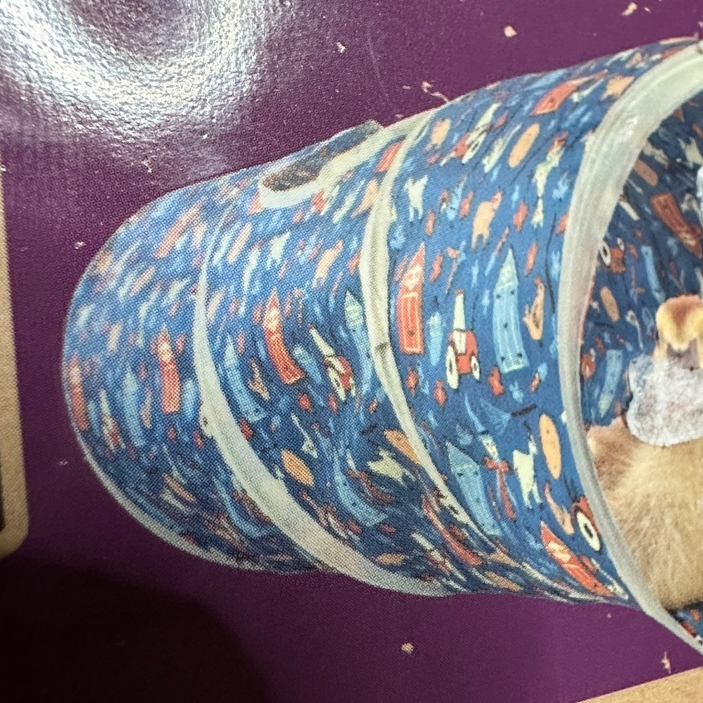 NEW Dr. Pol. Day on the Farm Cat Tunnel with Bonus Hanging Ball 36 in x 9.5 in - Picture 4 of 7